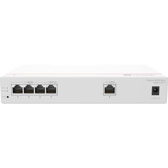 Huawei eKit Engine Gateway 1x1000Mbps (WAN) + 4x1000Mbps (LAN), Asztali - S380-L4T1T