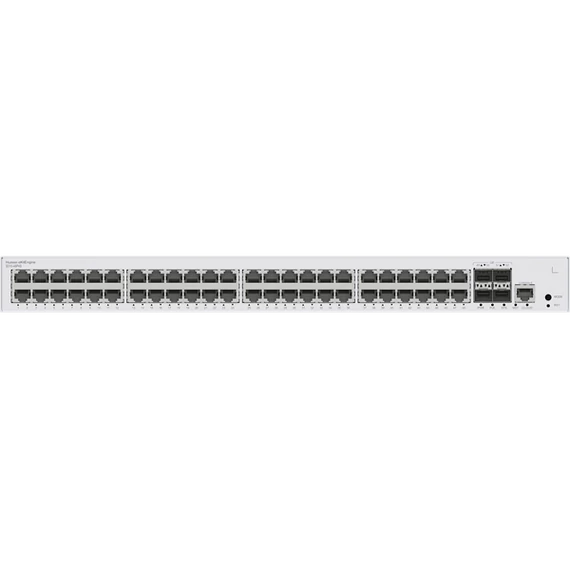 Huawei eKit Switch 48x1000Mbps (380W POE+) + 4x1GE (SFP) + 1konzol port, iStack, Layer2+ managed, Rackes - S310-48P4S