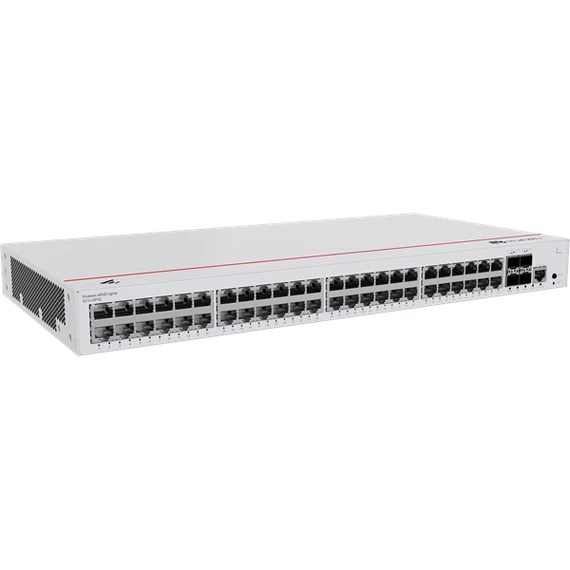 Huawei eKit Switch 48x1000Mbps (380W POE+) + 4x1GE (SFP) + 1konzol port, iStack, Layer2+ managed, Rackes - S310-48P4S