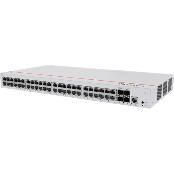 Huawei eKit Switch 48x1000Mbps (380W POE+) + 4x1GE (SFP) + 1konzol port, iStack, Layer2+ managed, Rackes - S310-48P4S