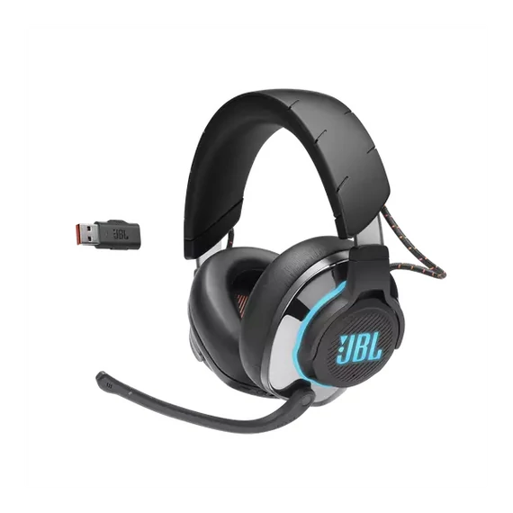 JBL Quantum 810 Wireless (Vezeték nélküli, gaming fejhallgató aktív zajszűréssel és Bluetooth funkcióval), Fekete