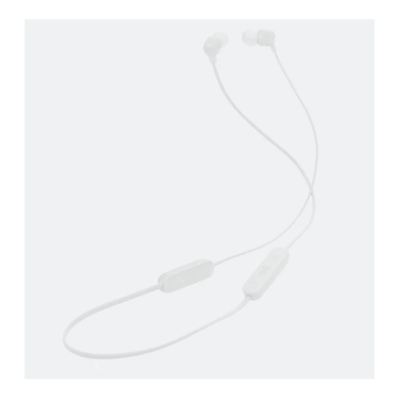 JBL T135BT WHT, vezeték nélküli fülhallgató, fehér, Bluetooth, 16 óra üzemidő, JBL Pure Bass,
