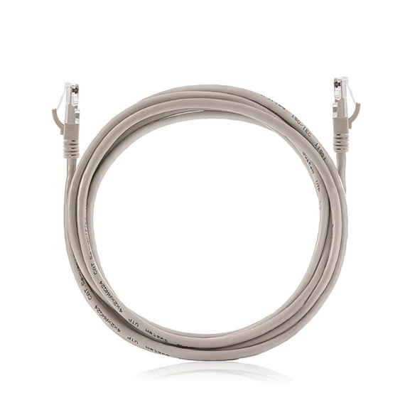 KELINE Kábel Patch UTP CAT.5E 15m, Szürke