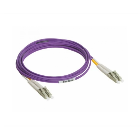 LEGRAND patch kábel optika OM3 (PC)multimódusú LC/LC duplex 50/125 um LSZH (LSOH)lila 2 méter