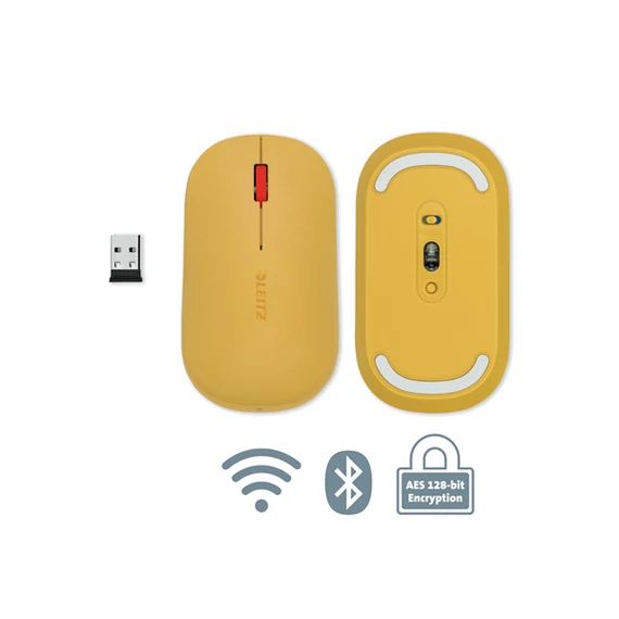 LEITZ COSY vezeték nélküli egér, sárga