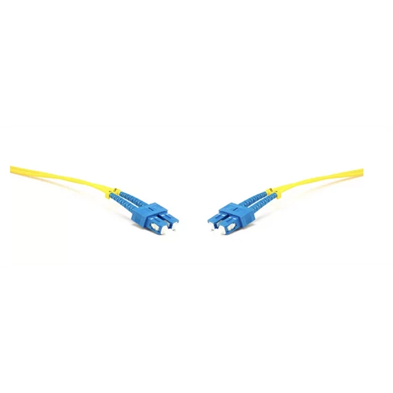 LINKEASY Duplex patch kábel  2 x SC/UPC + 2 x FC/UPC csatlakozóval, 3mm duplex core 9/125 LSZH, 0.5 m