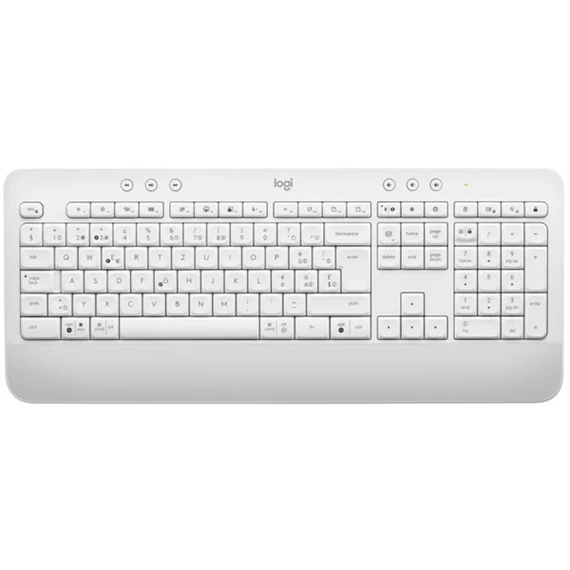 LOGITECH Billentyűzet - K650 Signature Vezeték Nélküli & Bluetooth Piszkosfehér, HUN
