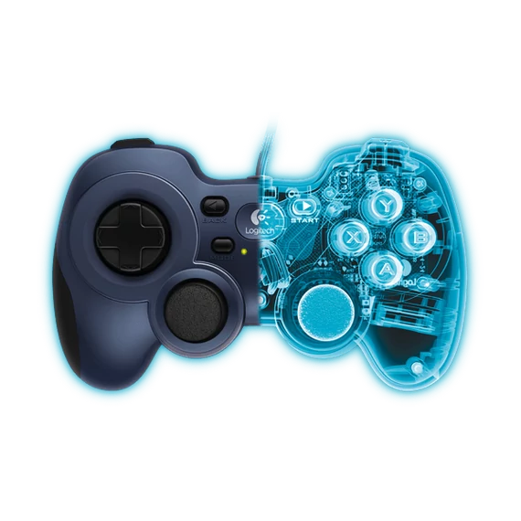 LOGITECH Játékvezérlő - F310 Vezetékes Gamepad PC-re, Kék