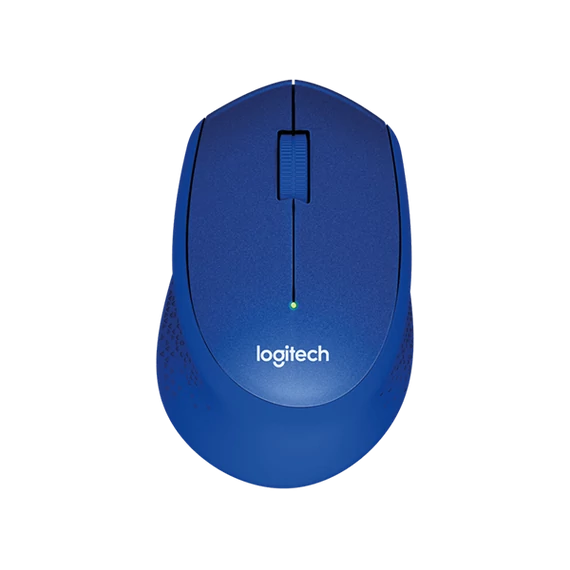 LOGITECH Egér - M330 Silent Plus Vezeték Nélküli Optikai, Kék