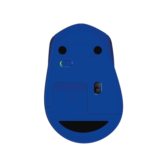 LOGITECH Egér - M330 Silent Plus Vezeték Nélküli Optikai, Kék