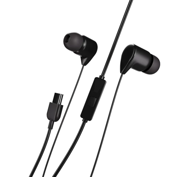 MAXELL Fülhallgató, EB10 BASS13, In-ear, fekete, USB-C