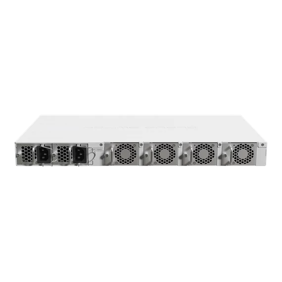 MIKROTIK Cloud Router Switch 1x100Mbps + 16x25Gbit SFP28 + 2x 100Gbit QSFP28, Fémházas, Rackes - CRS518-16XS-2XQ-RM