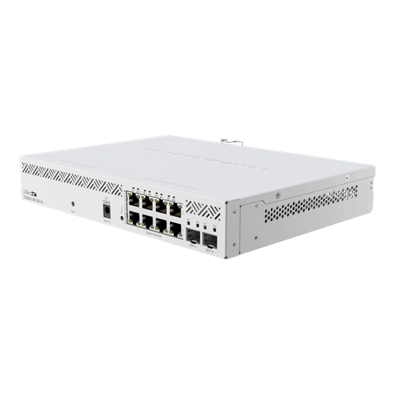 MIKROTIK Cloud Smart Switch 8x1000Mbps + 2x10000Mbps SFP+, Menedzselhető, Rackes - CSS610-8P-2S+IN