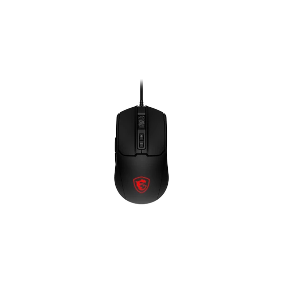 MSI ACCY FORGE GM100 Optical GAMING Wired Mouse, 6400dpi, Black