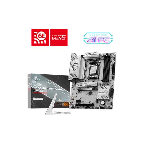 MSI Alaplap AM5 B850 GAMING PLUS WIFI6E AMD B850, ATX