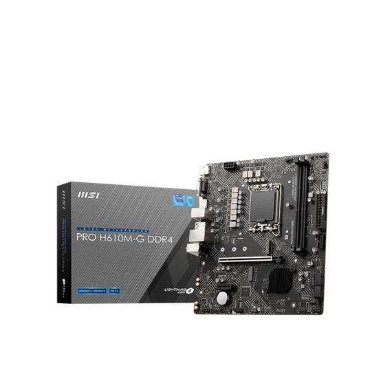 MSI Alaplap S1700 PRO H610M-G DDR4 Intel H610, mATX