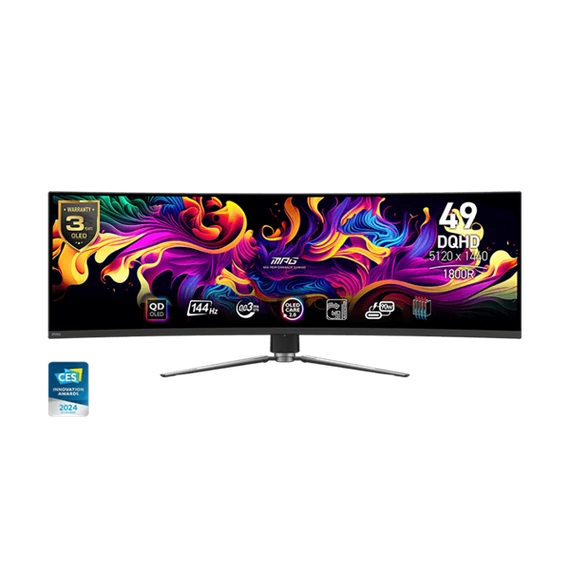 MSI Monitor GAMING MPG 491CQP QD-OLED Ívelt 49