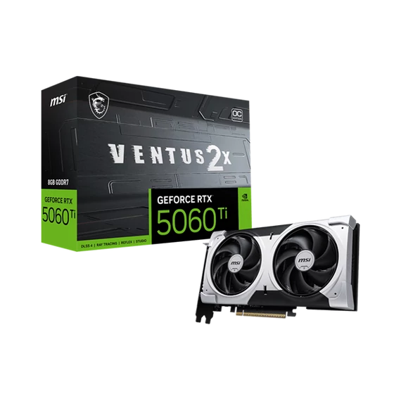 MSI Videokártya PCI-Ex16x nVIDIA RTX 5060 Ti VENTUS 2X PLUS 8GB DDR7 OC