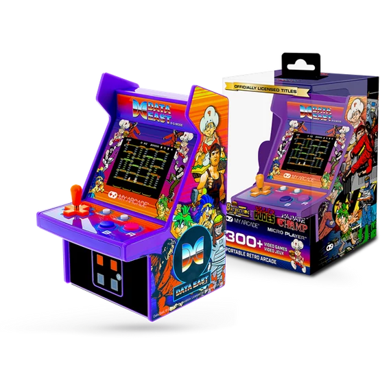 MY ARCADE Játékkonzol Data East 300+ Micro Player Retro Arcade 6.75