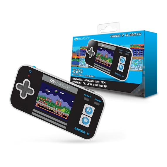 MY ARCADE Játékkonzol Gamer V Classic 220in1 Fekete & Kék Hordozható, DGUN-3919