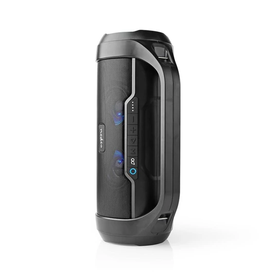Nedis SPBB310BK akkumulátoros party boombox, 120W, Bluetooth, 10 m hatótávolság, USB, microSD , 6 óra vez nélkül