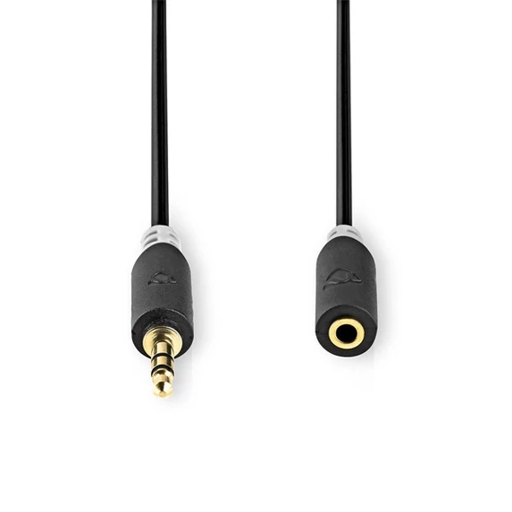 Nedis CABW22050AT30 sztereo audió kábel 3,5mm sztereo jack dugó - 3,5mm sztereo jack aljzat,  3 m