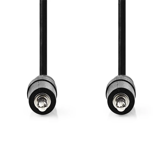 Nedis CAGL22000BK10 sztereo audio kábel, 3,5 mm jack dugó - 3,5 mm jack dugó, 1m
