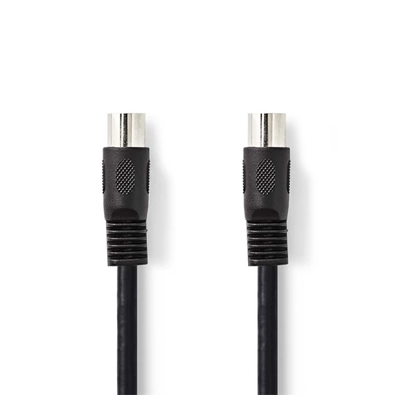 Nedis CAGL20000BK30 DIN audio kábel, DIN 5 tűs dugó, Nikkelezett, 3 m