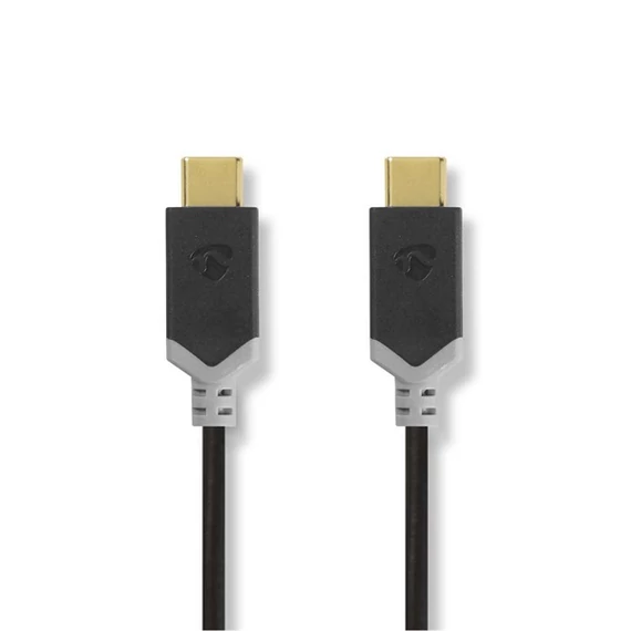 Nedis CCBW64700AT10 USB3.2 Gen 1 USB-C (USB C) dugó - dugó, 60 W, 4K@60Hz, 5 Gbps, 1m