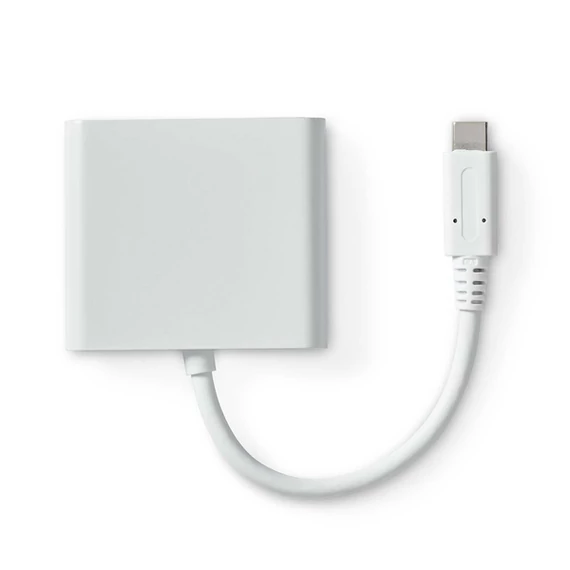 Nedis CCGB64770WT01 USB-C multiport adapter, USB C dugó - HDMI/ USB-A / USB-C aljzat, 5 Gbps