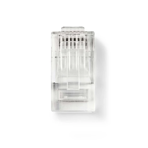 Nedis CCGB89305TP sodrott kábelre, UTP RJ45 CAT6 csatlakozó dugó, szerelhető, aranyozott, 10db/csomag