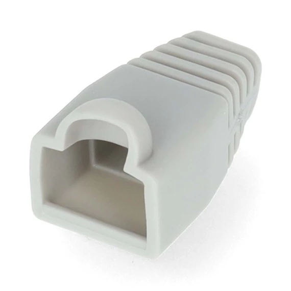 Nedis CCGB89900GY törésgátló UTP RJ45 csatlakozóhoz, szürke, 10db/csomag