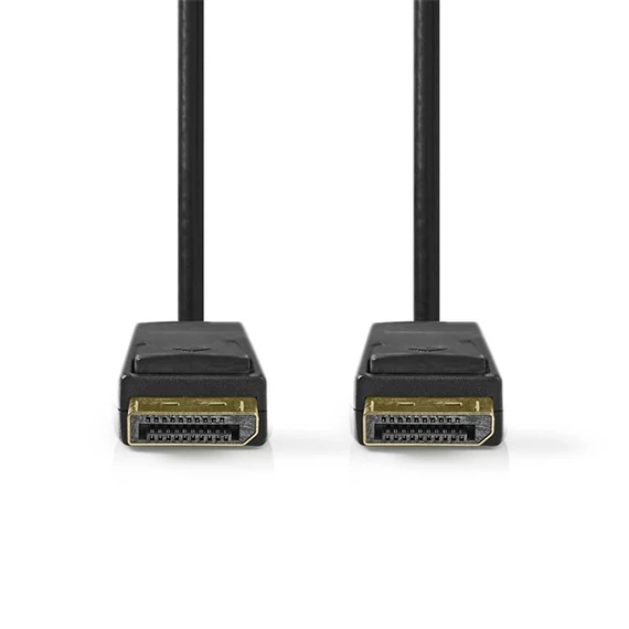 Nedis CCGL37010BK20 Displayport kábel 4K@60Hz, aranyozott csatlakozók, 2m
