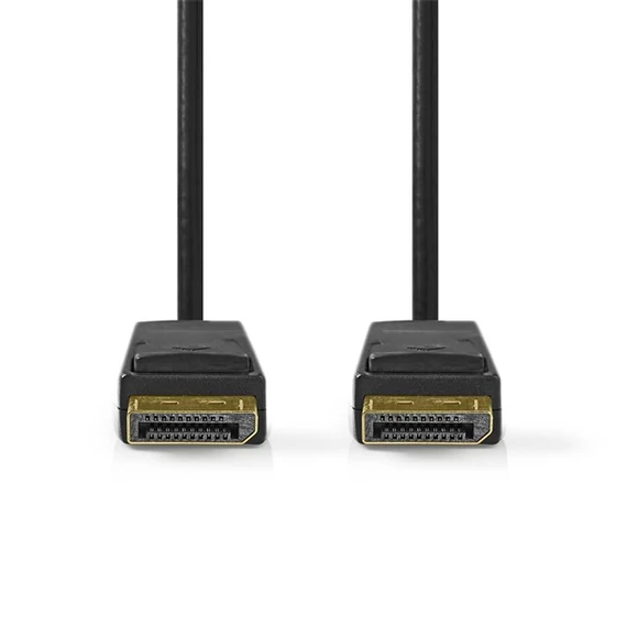 Nedis CCGL37014BK20 Displayport 1.4 kábel, 8K@60Hz, aranyozott csatlakozók, 2m