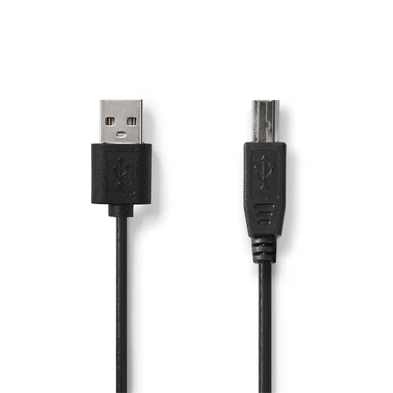 Nedis CCGL60101BK30 USB2.0, USB A - B kábel, 480Mbs, hossz 3m