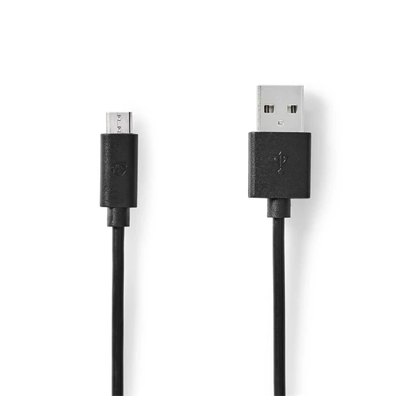 Nedis CCGL60500BK20 USB 2.0  USB-A dugó  - USB Micro-B dugó  11 W 480 Mbps, 2m