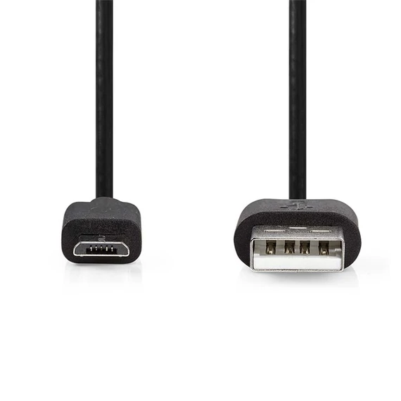Nedis CCGL60500BK30 USB 2.0  USB-A dugó  - USB Micro-B dugó  11 W 480 Mbps, 3m