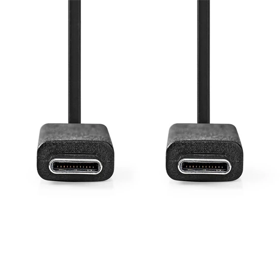Nedis CCGL64750BK10 USB C - USB-C kábel, USB3.2 Gen 2, 240W, 20 Gbps, 1m, (USB3.1, USB3.0, USB2.0)