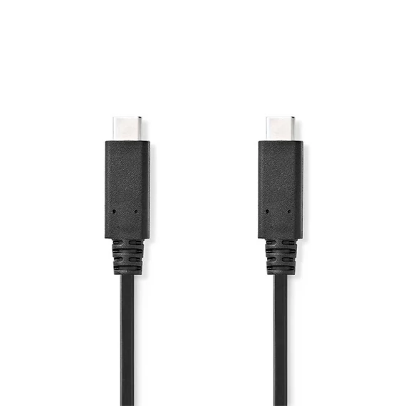 Nedis CCGL64750BK10 USB C - USB-C kábel, USB3.2 Gen 2, 240W, 20 Gbps, 1m, (USB3.1, USB3.0, USB2.0)