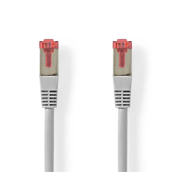 Nedis CCGL85220GY150 UTP / FTP Cat6 patch kábel, RJ45 aranyozott érintkezők, 10/100/1000 Mbit/s, hossz 15m