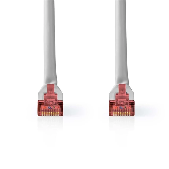 Nedis CCGL85220GY200 UTP / FTP Cat6 patch kábel, RJ45 aranyozott érintkezők, 10/100/1000 Mbit/s, hossz 20m