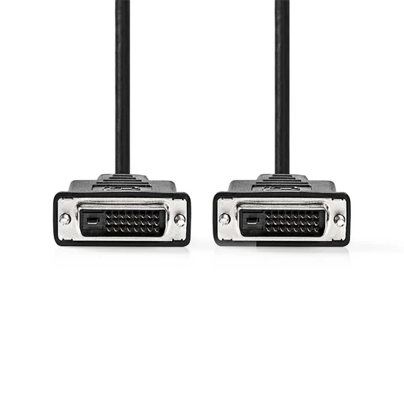 Nedis CCGP32001BK30 DVI-D 24+1p kábel, 2560x1600, hossz 3m