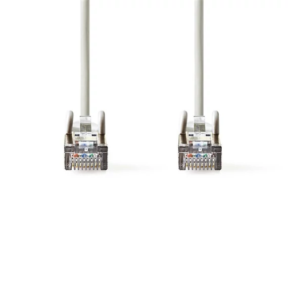 Nedis CCGP85121GY75 UTP / FTP Cat5 patch kábel, RJ45 aranyozott érintkezők, 10/100/1000 Mbit/s, hossz 7,5m