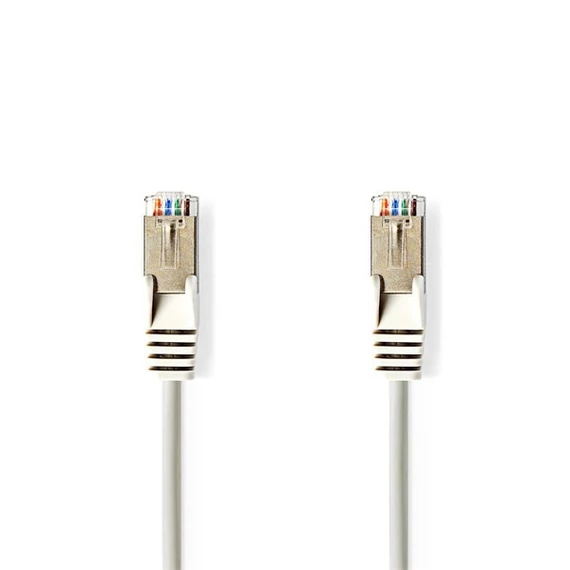 Nedis CCGP85121GY75 UTP / FTP Cat5 patch kábel, RJ45 aranyozott érintkezők, 10/100/1000 Mbit/s, hossz 7,5m