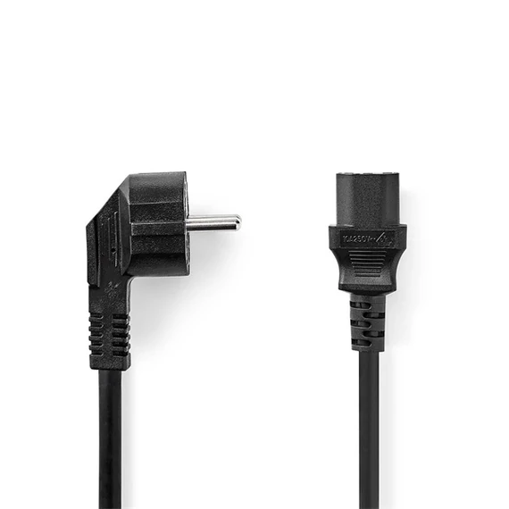 Nedis CEGL10015BK20 táp kábel IEC-320-C13, 3 x 1,5 mm, hossz 2m (IEC320-C13)