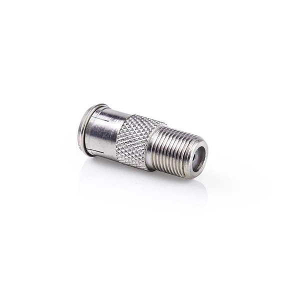 Nedis CSGP41956ME műholdas és antenna adapter, 10 db, F Férfi Gyors, F Nő,  Nikkelezett, 75 Ohm,  Egyenes, Fém, Ezüs