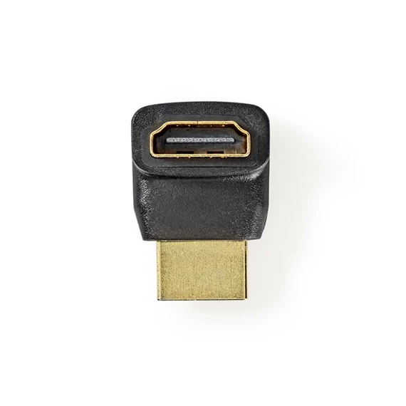 Nedis CVGB34902BK HDMI átalakító adapter, aranyozott, 270°-os szögben elforgatható, pipa