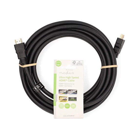Nedis CVGL35000BK50 ultra HDMI 2.1 kábel, 8K@60Hz, 48 Gbps, 5 m