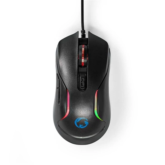 Nedis GCK51110BKUS gamer 5 az 1-ben készlet, Angol Billentyűzet, Headset, Egér, Egérpad és adapter kábel, QWERTY