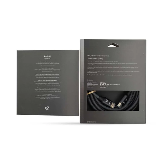 Nedis Profigold CVTB35000GY50 ultra HDMI 2.1 kábel, 8K@60Hz, 48 Gbps, 5 m